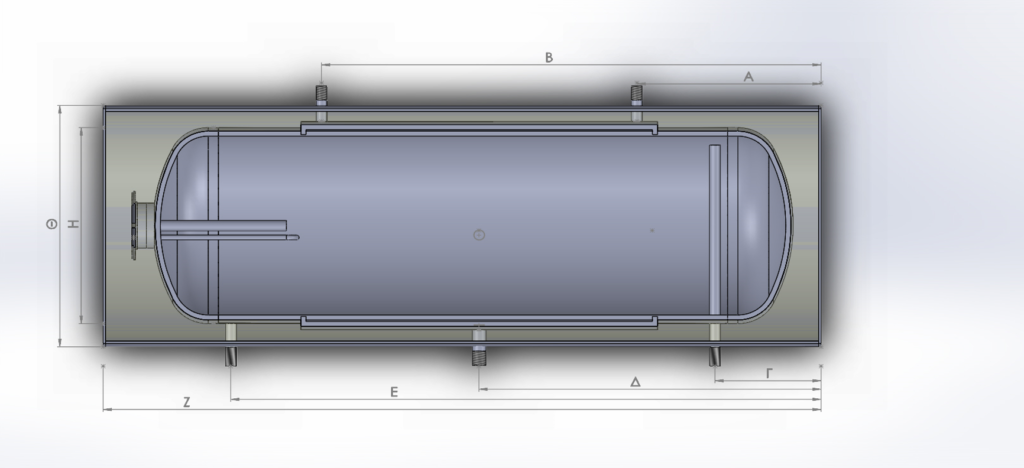 Inox boiler με μανδύα
